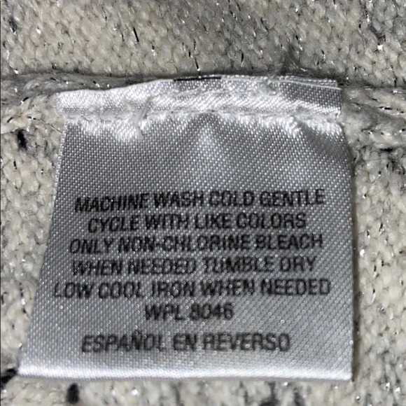 Charter Club Scoop Neck Metallic Thread Sweater - Size 1X - Picture 5 of 5